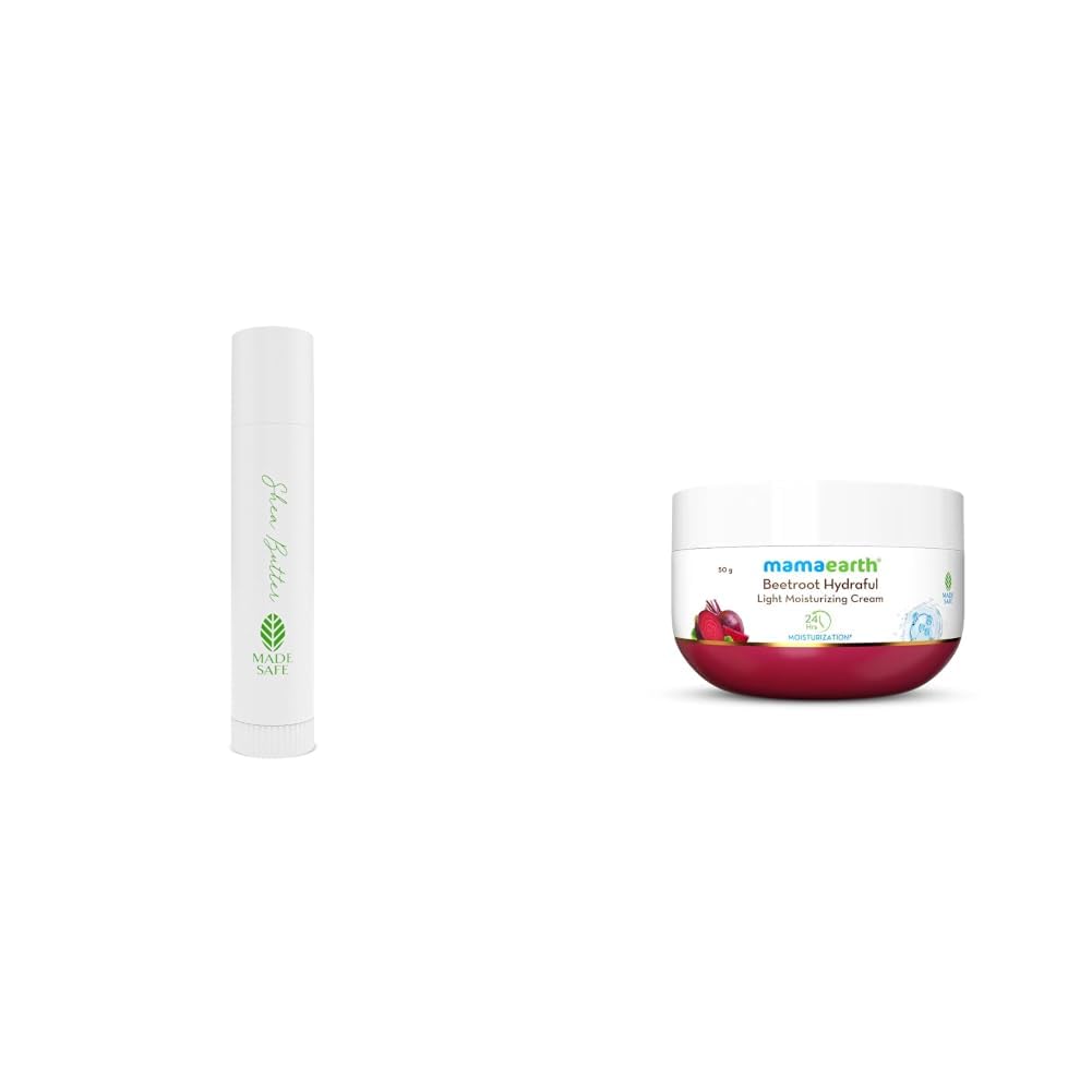 Mamaearth Nourishing 100% Natural Lip Balm with Vitamin E and Shea Butter 4 g Mamaearth Beetroot Hydraful Light Moisturizing Cream with Beetroot Hyaluronic Acid for Hydrated Pink Glow 50 g-image-11