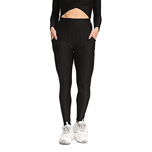 Juqdnx Tik Tok Leggings With Pockets For Women Anti Cellulite High Waisted Tummy Control Yoga Pants For Workout Running #TOP3
