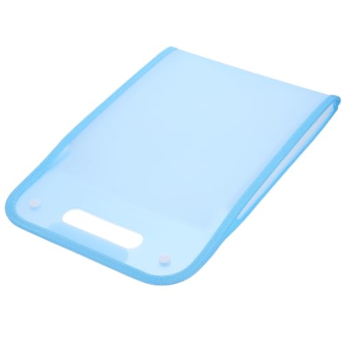 SUPVOX Carpeta Acordeón Organizadora de Archivos A4 Vertical 13 Compartimentos Bolsa de Almacenamiento Expandible para Recibos y Facturas Color Azul Portátil para Oficina y Escuela