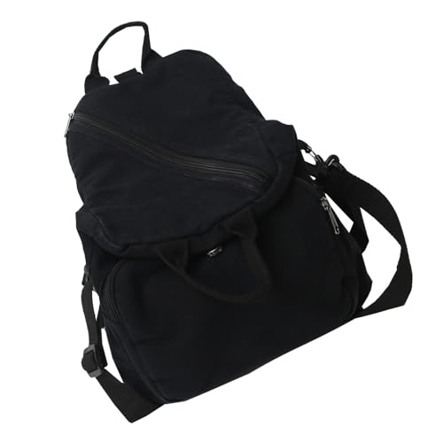 Sac à dos en toile de grande capacité femme anti-charge lourde idéal voyage et fac