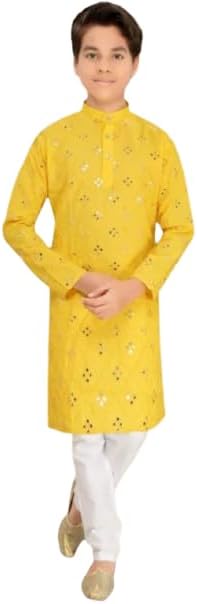 Boys Kids Kurta SetsMirror Purpal Set