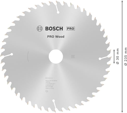 Bosch Accessories Bosch Professional 1x Kreissägeblatt Optiline Wood (Sägeblatt für Holz, Ø 235 x 30 x 2,8 mm, 48 Zähne, Zubehör Kreissäge) – Ansicht 3