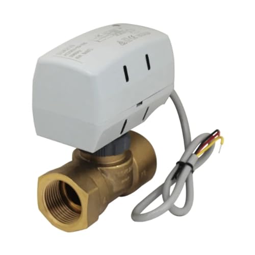 Vanne électrique DN15 à boisseau sphérique en laiton robuste