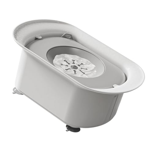 2。大きな犬用の広いベース2200mlの非酔っているボウルを備えたアンチチップ衛生犬の水ディスペンサーイージードッグウォーターボウルアンチチップ