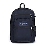 JanSport Big Student, Großer Rucksack, 34 L, 43 x 33 x 25 cm, 15 Zoll Laptopfach, Navy