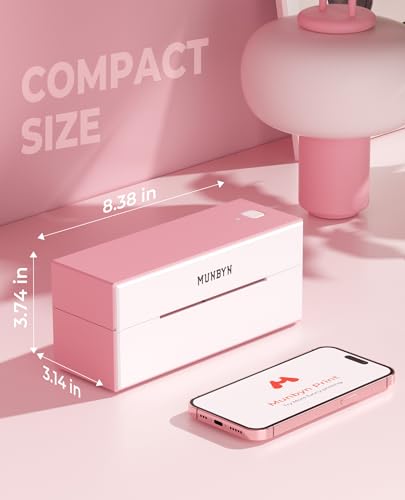Image of MUNBYN Bluetooth Thermal Label Printer, 4x6 Shipping Label Printer for Shipping Packages, Compatible with iOS, Android, PC, Mac, Chrome OS, Etsy, Ebay, Shopify, Amazon, USPS and More