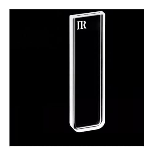 2pcs 0.5mm IR Quartz Cuvette Cell Two Way Light Acid And Alkali Resistant, Organic Resistant, High Light Transmittance