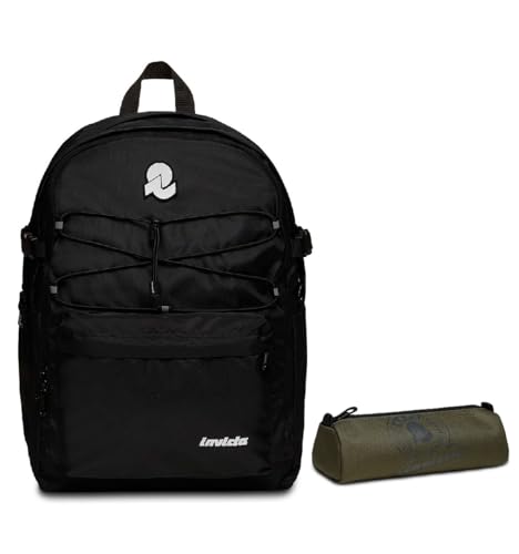 Invicta Blow Up Plain Backpack Grs + Bustina Invicta Logo