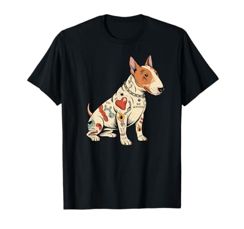 Perro tatuado No Master Funny Rebellious Pup Camiseta
