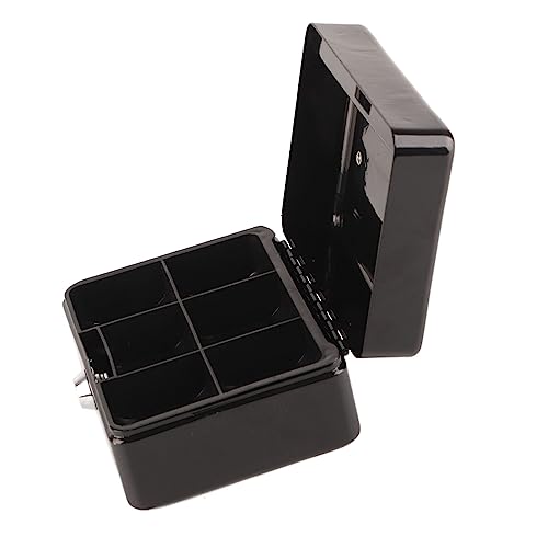 Caixa de dinheiro de metal com bandeja de dinheiro e fechadura com chave para negócios domésticos pr