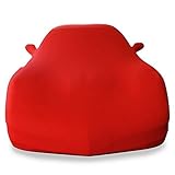 Dinona Custom Fit Satin Stretch Indoor Velvet Full Car Cover Dust-Proof Protection Compatible with C