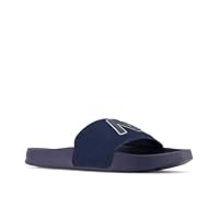 New Balance Men's 200 V1 Slide Sandal, Navy/White, 11