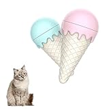 Gesuche 2PCS Ice Cream Shaped Catnip Balls, Snack Healthy Rotatable Treats Toys Kitten Playing Toy, Edible Cat Mint Licking Ball