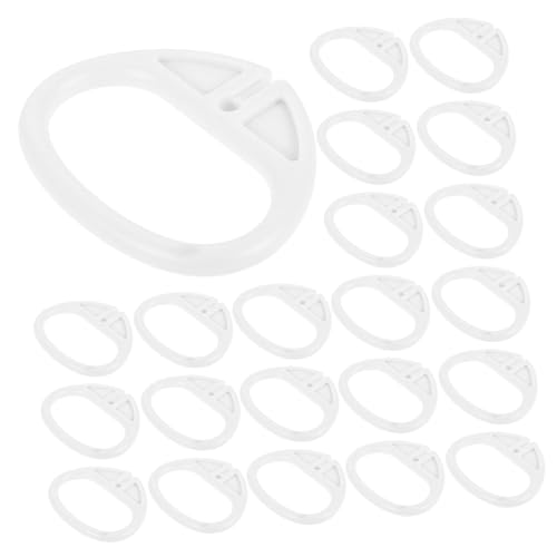 CIMAXIC Diy Toy Music Box Repair Parts 20pcs Plastic Pull Ring Handles for Lullaby Toys