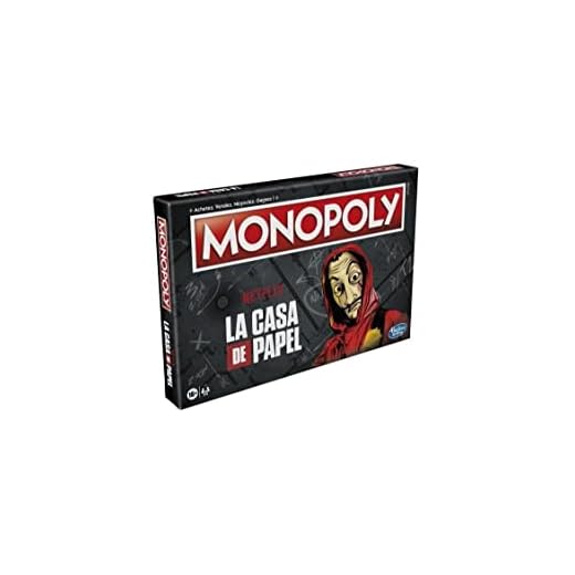 Monopoly La CASA de Papel, Jeu de société de Plateau, à partir de 16 Ans, de 2 à 6 Joueurs, Version française