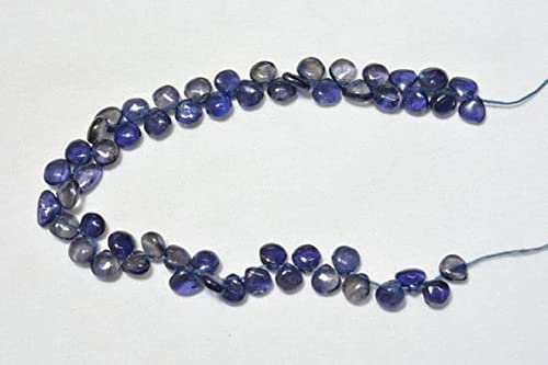 Iolite heart shape beads pour créer un bracelet bohème chic lors de vos ateliers