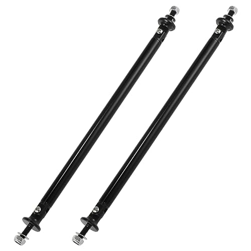 Splitter support rods X AUTOHAUX de 200mm varillas paragolpes ajustables tirantes spoiler universal negro