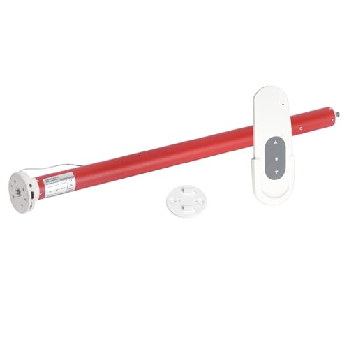 Zigbee - Motor tubular inteligente para tubos de 38 mm, recargable de 5 V, funciona con puerta de enlace Tuya Zigbee, control de voz y aplicación (Alexa/Google Home) para persianas inteligentes