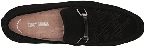 STACY ADAMS Men's, Wydell Moc Toe Bit Slip-On Black Suede 14 M | Image 4
