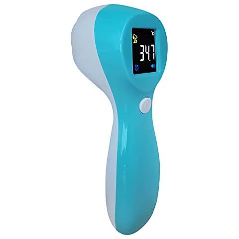 Pet Thermometer, Animal Electronic Thermometer Veterinary Infrared Thermometer Non-contact Pet Thermometer for Dogs Cats Horses Livestock Pet Clinic (32-45℃) Cover