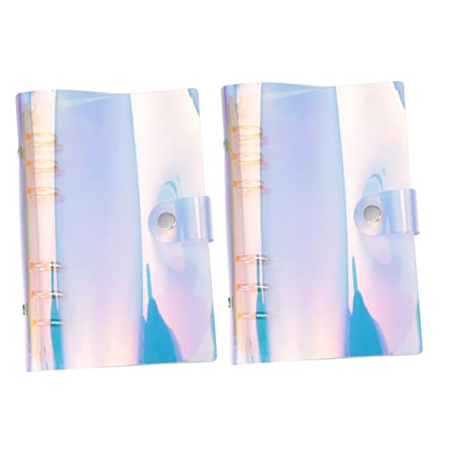HOMSFOU 2pcs Lightweight Binder Shell for Files and Paper Organization Portable Folder for Office School and Everyday Use and Material for Performance