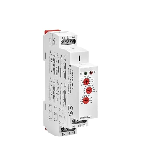 Relais temporisé multifonctionnel GRT8-N AC 220V module de retard inverseur