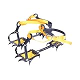 10 crampones de hielo, pinzas de nieve, calzado, botas de nieve, cubiertas de zapatos, picos de nieve, montañismo, tacos de hielo para adultos y hombres