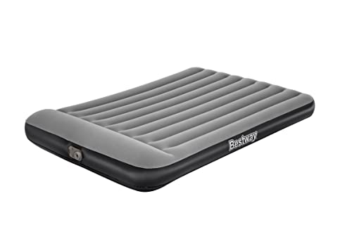 BESTWAY Cama Hinchable Queen Tritech con Bomba CA Incorporada 203x152x30 cm Gris