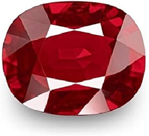 GemSapphire 6.60 Carat Natural & Real Ruby Stone Bangkok Manik Stone Original Certified 7.25 ratti Yaqoot Pathar for Ring