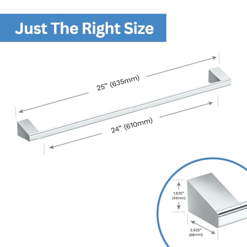 Image of Gatco 5650 A-Line Towel Bar, 24 Inch, Chrome