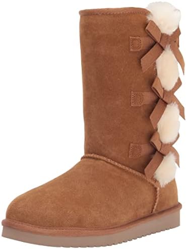 Koolaburra by UGG Women's Victoria Tall Fashion Boot, Chestnut, 9 US