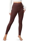 BAYDI Creamlush Legginsy damskie z wysokim stanem - miękkie spodnie sportowe, długie, elastyczne legginsy do jogi, pilatesu, na czas wolny, na co dzień (S-3XL), XXL