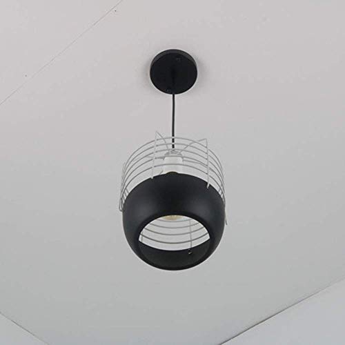 Lustre LED industriel suspension cage oiseaux rétro e27 den - 4