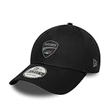 New Era Casquette 9Forty Uni Ducati Corse LogoEra Femme/Homme   Curved Brim Cap de Baseball Strapback Boucle en Metal, avec Visiere Printemps ete Printemps Ete Automne Hiver   Taille Unique Noir