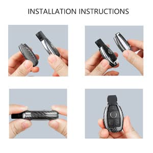 Funda para llave Mercedes Benz C CLASS E SE carcasa coche 6