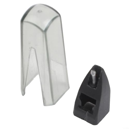 Aiguille de rechange compatible avec les platines tournantes Ortofon 1ère génération OM Super Series, construction ABS et métal, pour DJ professionnels et lecteurs de disques vinyles domestiques (noir