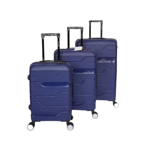 Conjunto De Malas rodinhas Em PP Ultra 3 Peças P, M, G Com 4 Rodas 360 trava antifurto e expansão de