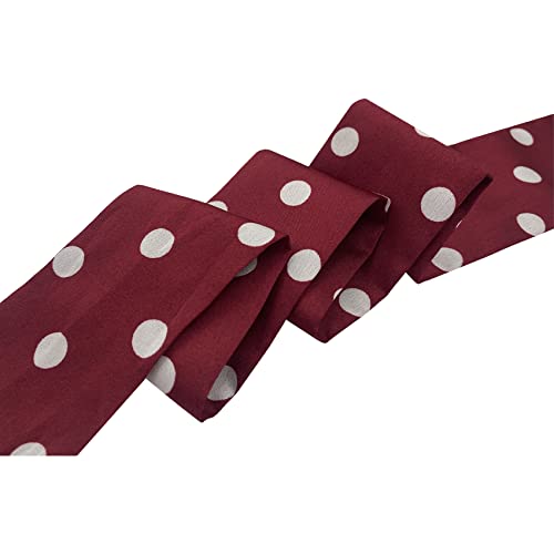 Skinny Scarf for Women Lightweight, Thin Long Silk Neckscarf for Hair Scarf Headband or Ribbon Scarf Belt & Handbag NWJ-84