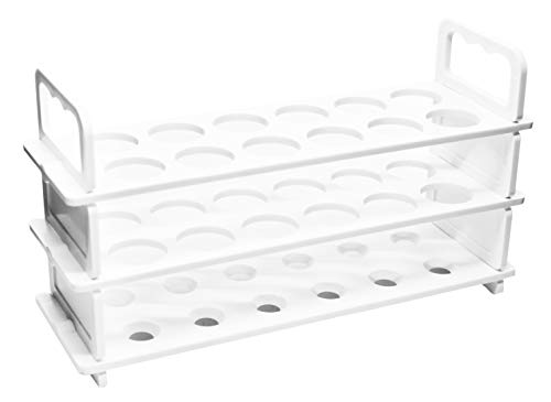 Porte-tubes à essai en polypropylène Eisco Labs pour 12 tubes de 22 mm
