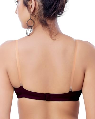 Image of Brida Monica Breathable Cotton Non-Padded Transparent Bra - Comfortable, Stylish