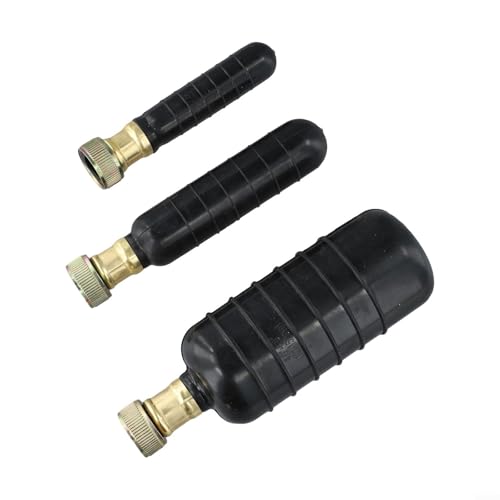 Kit destapacaños accionado por agua, juego de 3 piezas de vejigas de goma para desatascar tuberías de 1 a 6 pulgadas, ideal para fregaderos, duchas y piscinas miniatura 2