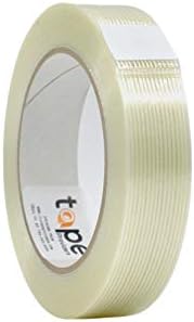 WOD UFST39 Fiberglass Reinforced Filament Strapping Tape, 1 inch x 60 yds. 4 Mil, Filaments Run Lengthwise