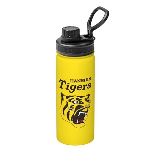阪神 リーグ 優勝記念 タイガース 水筒 スポーツボトル 真空断熱 保温 保冷 二重断熱構造 ステンレス スポーツドリンク対応 直飲み 漏れない 大人 子供 男女兼用 530ml