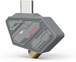SD2 DAC Dongle AMP, Type C Adapter to 3.5mm Female Headphone Jack, Support PCM/DSD, HD Mic, with Type-C to USB-A Adapter Cable