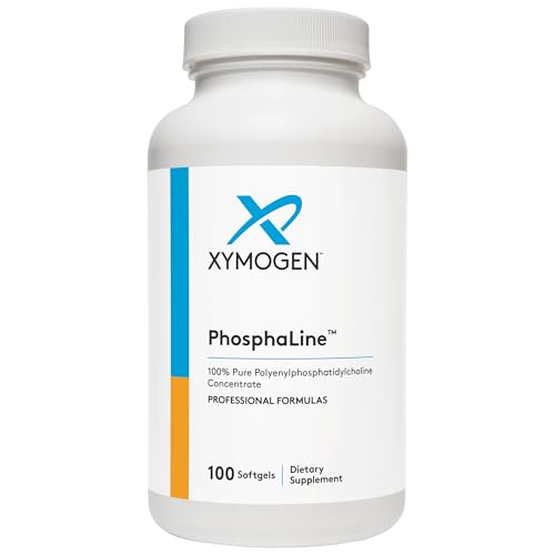 XYMOGEN PhosphaLine - Polyenylphosphatidylcholine Phosphatidyl Choline - Support Liver Health, Cell Membrane Fluidity, Cardiovascular Health (100 Softgels)