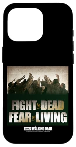 Coque iPhone 16 Pro The Walking Dead rigide et étui de protection motif série TV fantastique