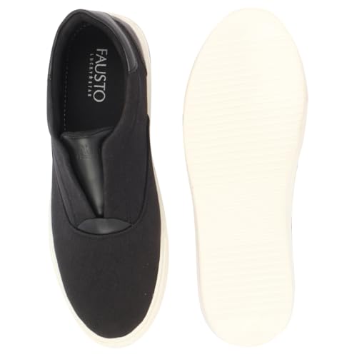 Image of FAUSTO Men Canvas Sneaker Pull-On Shoes
