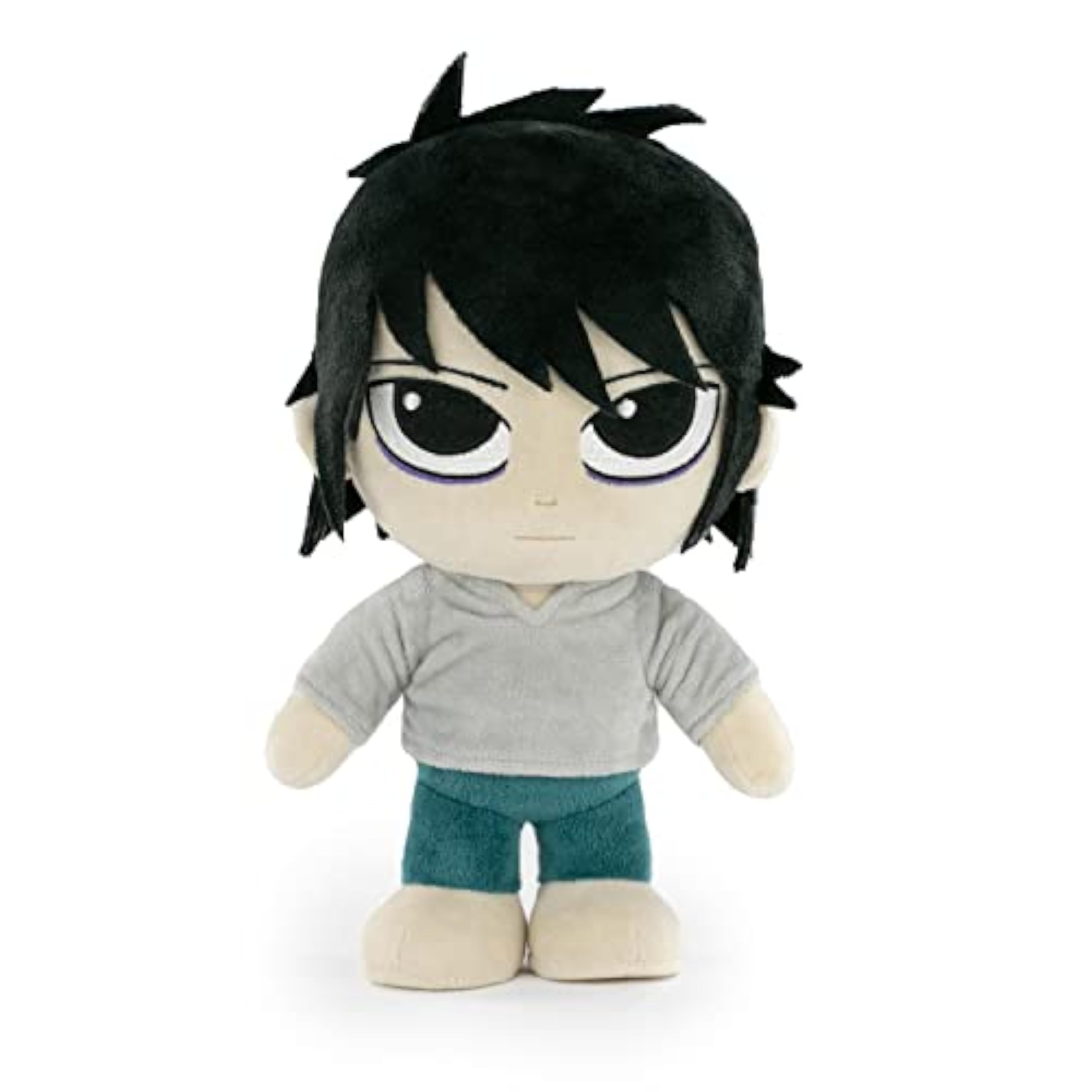 BARRADO Peluche de los Personajes de Death Note - 28 Centímetros - Light Yagami, L, Ryuk - Calidad Super Soft (L)