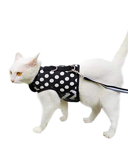 Escape Proof Cat Harness with Leash and Padded Cat Vest by Yizhi Miaow
