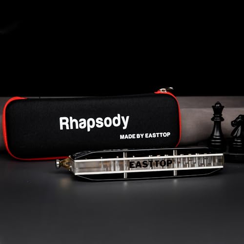 East Top RHAPSODY-16-C Upgrade Rhapsody Chromatic Harmonica 16 Hole 64 Tone Key Of C thumb #4